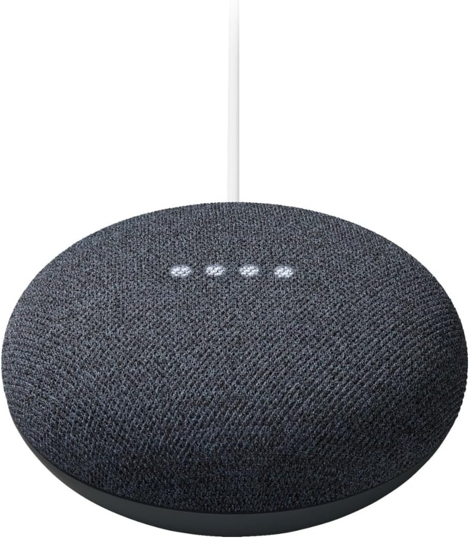 Google Nest Mini 2. Generation Kabelloser Bluetooth-Lautsprecher (Anthrazit)